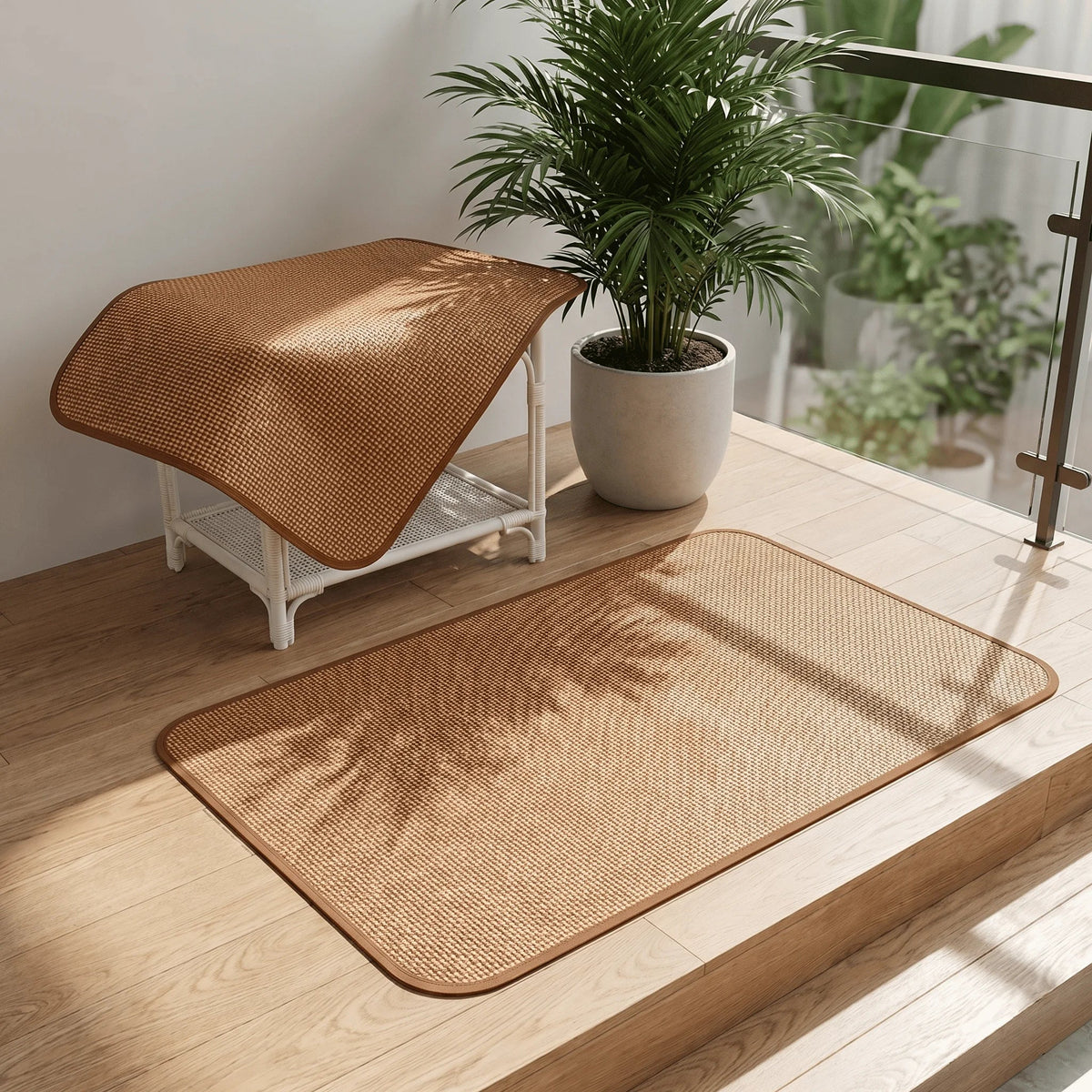 Pet Dog Cat Cooling Mat Summer Bamboo Rattan - MyPetDollar.com