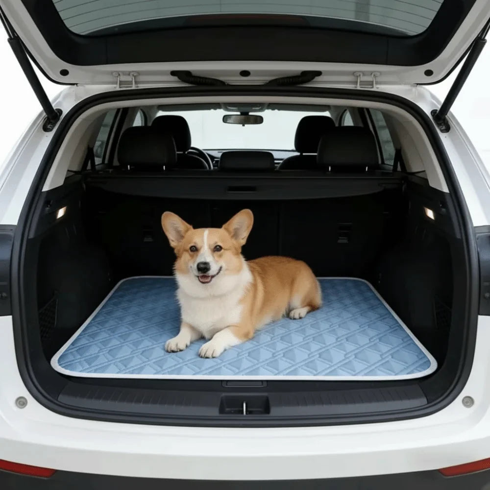 New Summer Dog Cooling Mat Ice Slicky Fiber - MyPetDollar.com
