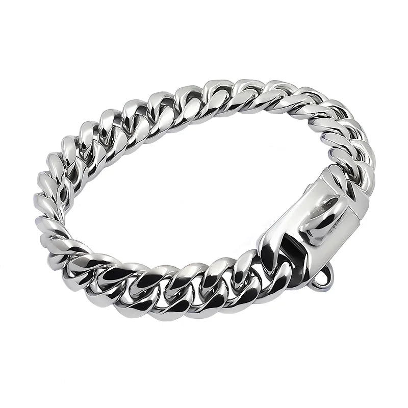 Metal Dog Collar Stainless Steel Pet Choker - MyPetDollar.com