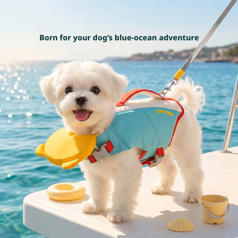 Summer Dog/Cat Life Jacket EPE Buoyancy Vest - MyPetDollar.com