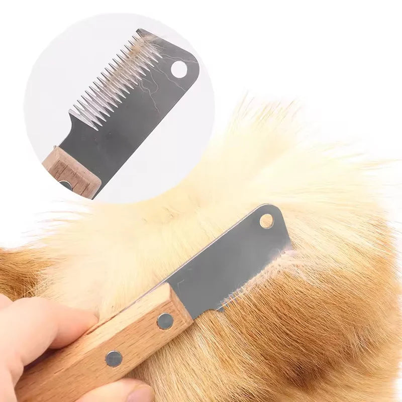 Professional Dog Grooming Tool Wooden Handle - MyPetDollar.com
