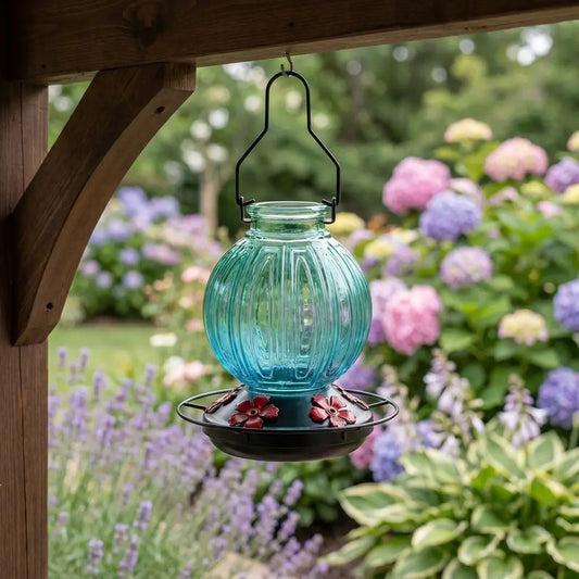 Hanging Glass Hummingbird Feeder Weather - MyPetDollar.com