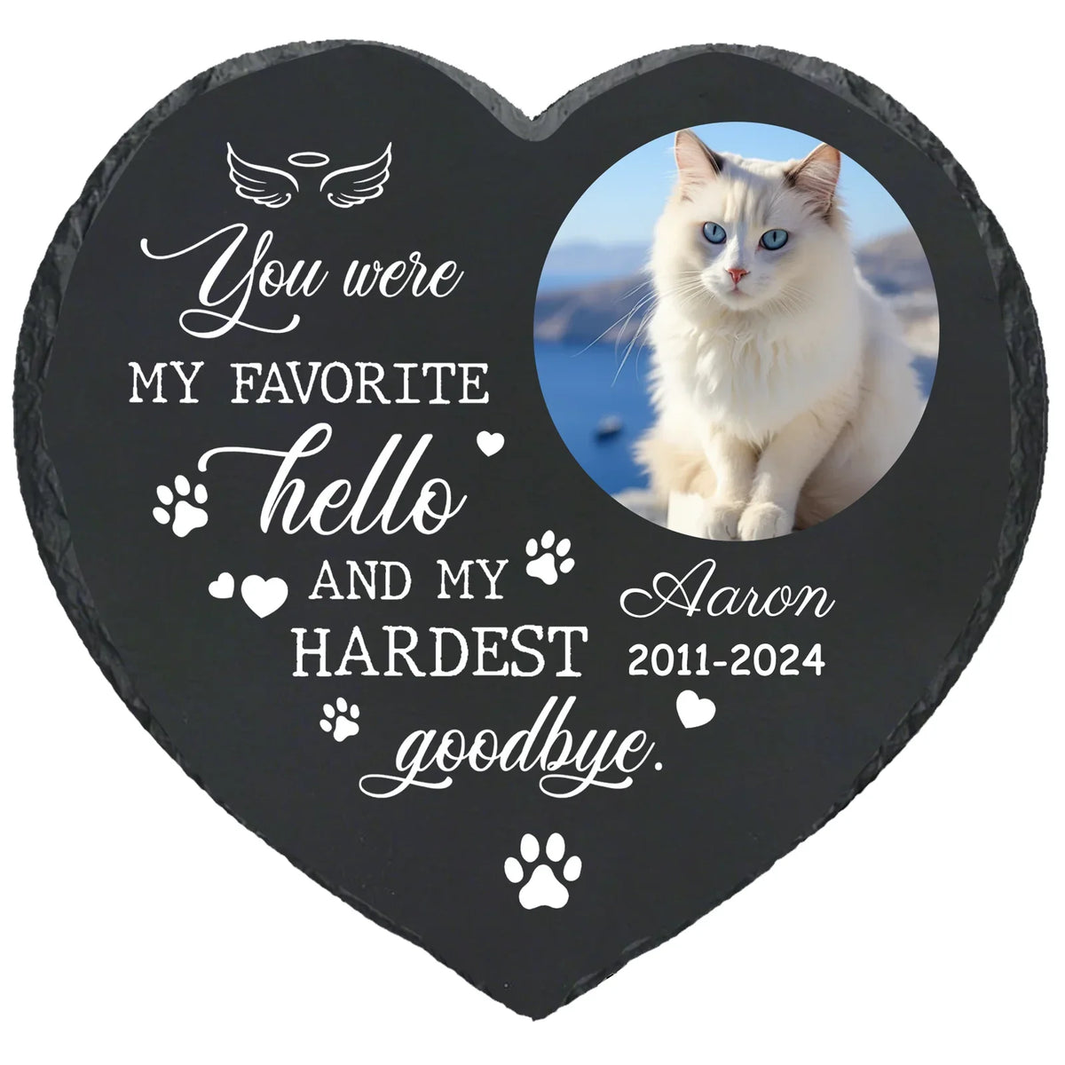 Personalized Pet Memorial Stone,Custom Cat - MyPetDollar.com