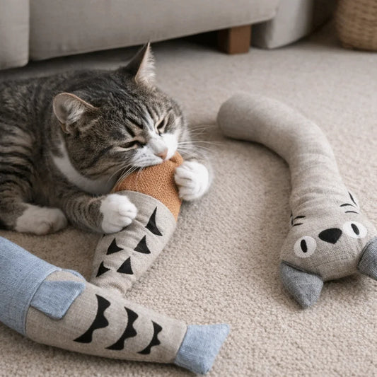 Cute Stuffed Simulation Fish Cat Bite - MyPetDollar.com