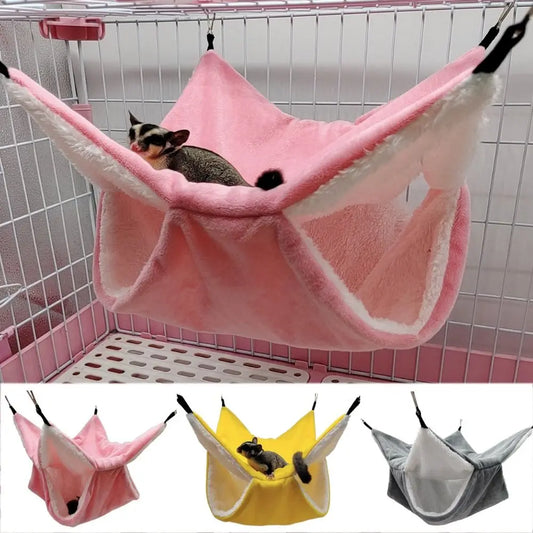 Pet Warm Bed Double-layer Hamster Hammock - MyPetDollar.com