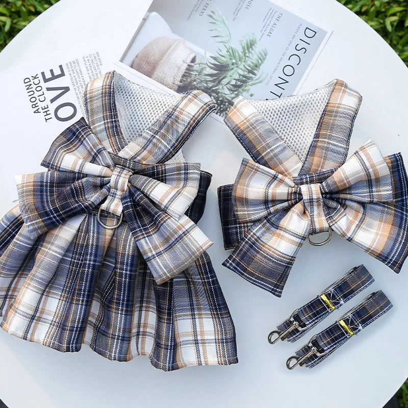 New Adjustable Dog Dress Set Mesh Breathable - MyPetDollar.com