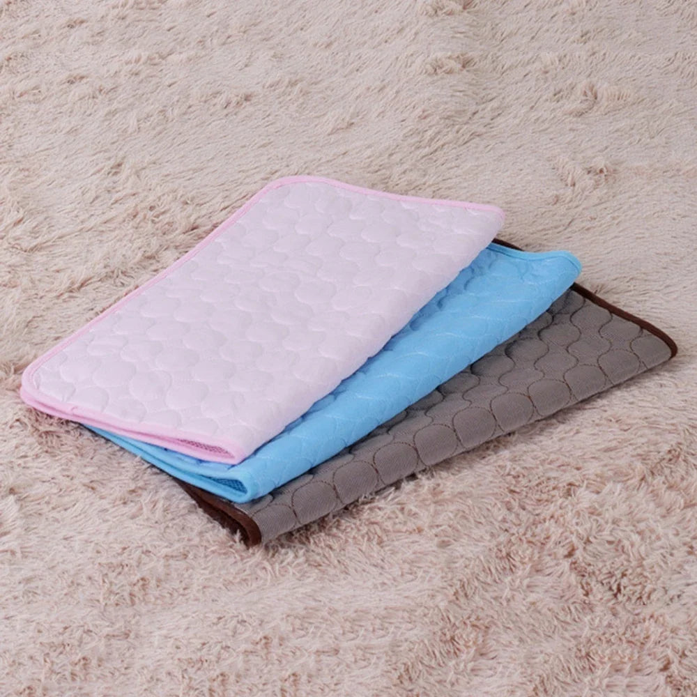 5 sizes Cold Bed Cool Ice Silk - MyPetDollar.com