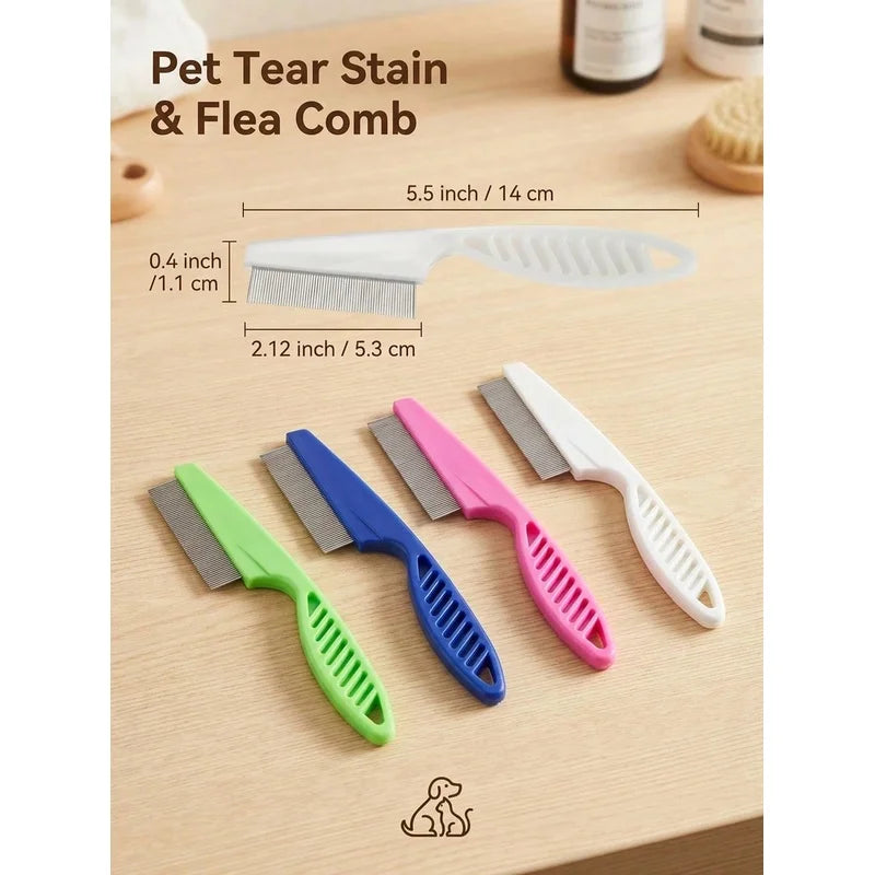 Pet Tear Stain & Flea Comb Fine Tooth - MyPetDollar.com