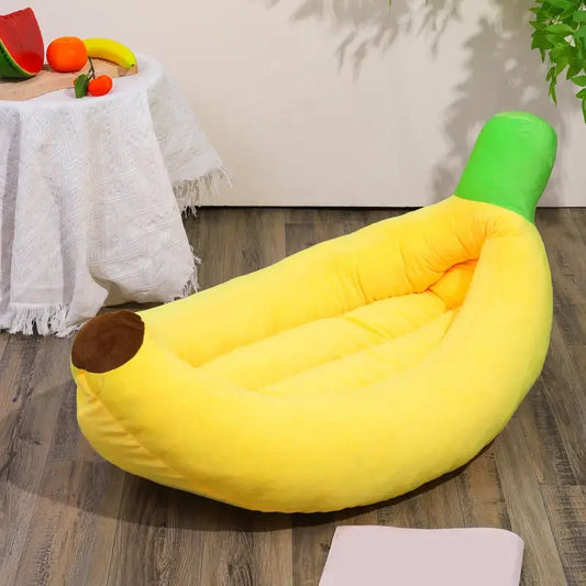 Dogs Bed Cozy Banana Shaped Nest Pets Bed - MyPetDollar.com