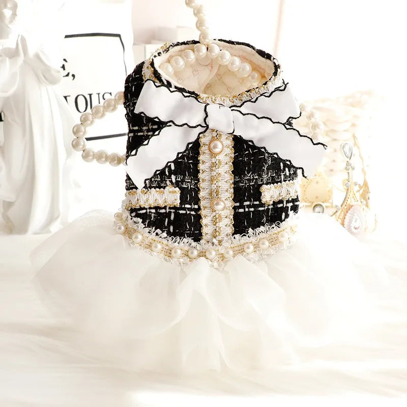 Cute Pet Princess Dress Pearl Lace Tutu - MyPetDollar.com