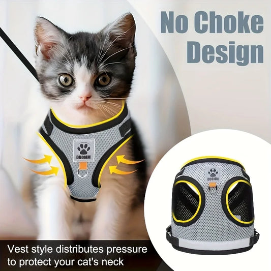 Cat and Dog Leash Set, Vest-Style Pet - MyPetDollar.com