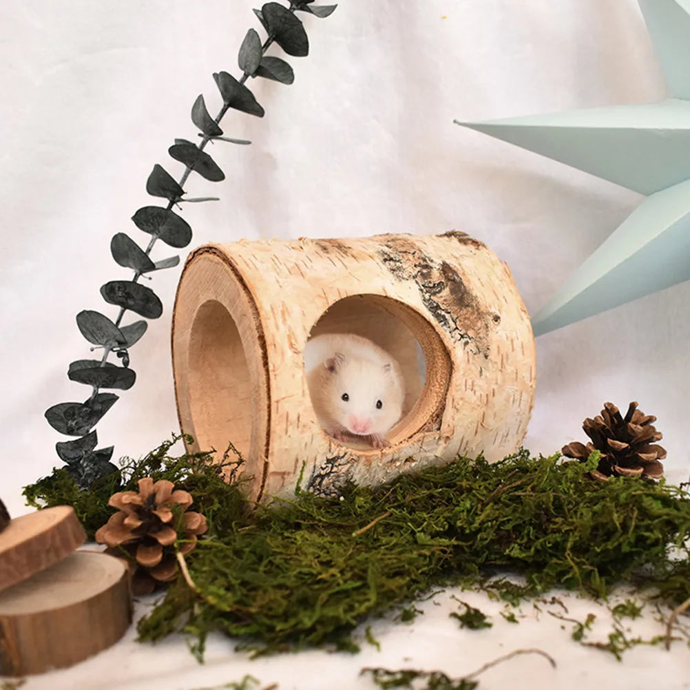 1Pcs Solid Wood Animal Tunnel Hamster Chew - MyPetDollar.com