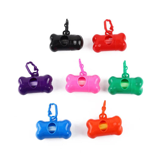 Bone Shaped Pet Garbage Bag Dispenser (2 colors)