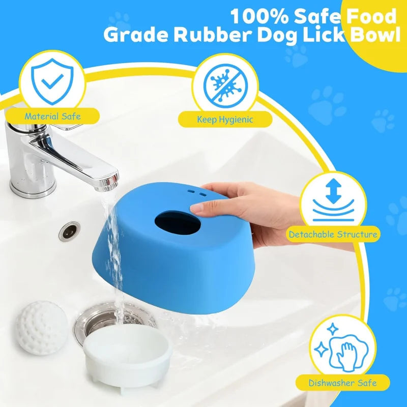 Dog Cat Licking Bowl Pet Licking Toy Slow - MyPetDollar.com