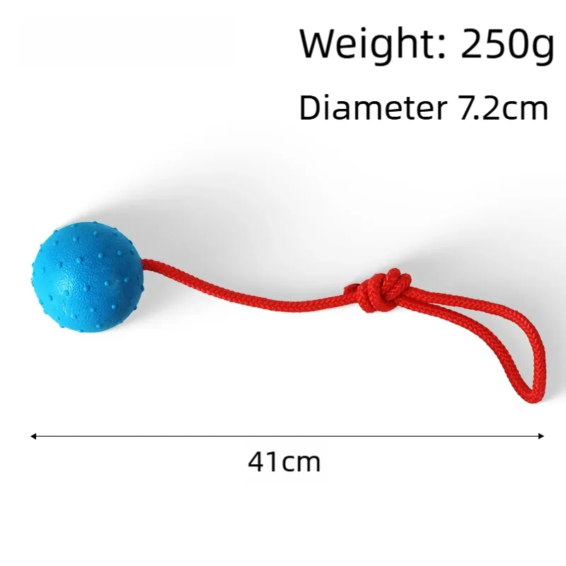 Ball on Rope Dog Toy – 9 Colors