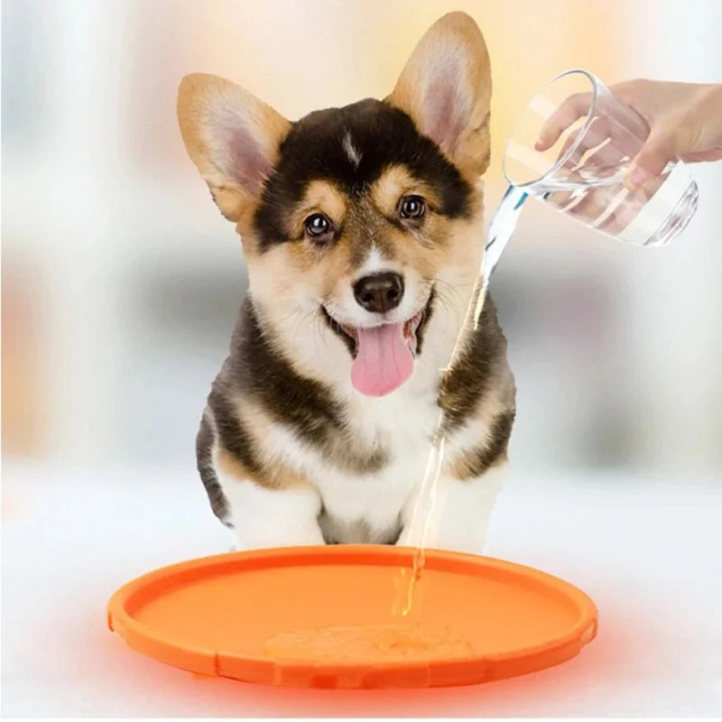 Pet Dog Flying Disk Toy Silicone Material - MyPetDollar.com