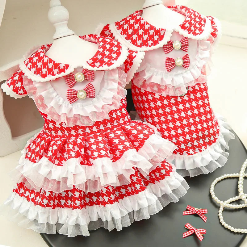 Pet Spring/Summer Checkered Clothes Cute - MyPetDollar.com