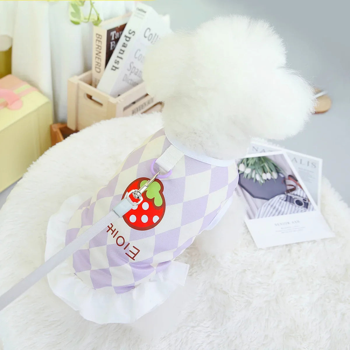 Cute Fashion Dog Clothes with Leash Hole Pet - MyPetDollar.com