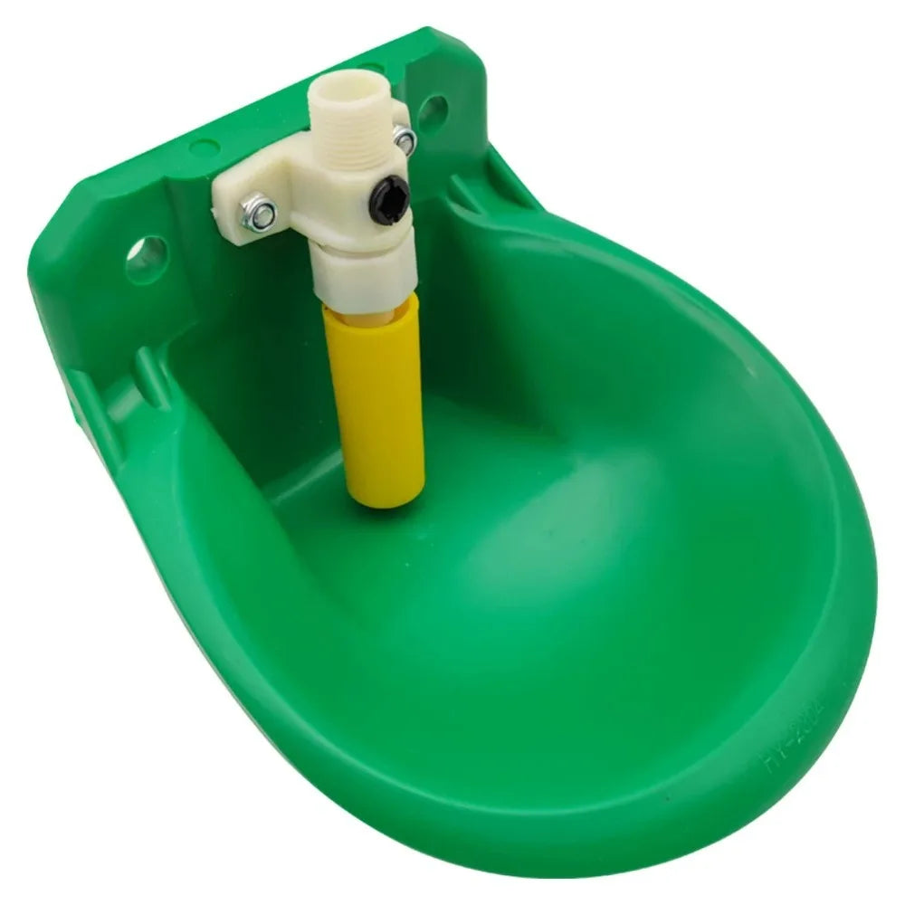 Plastic Sheep Water Dish Float Control Green Trough Impact