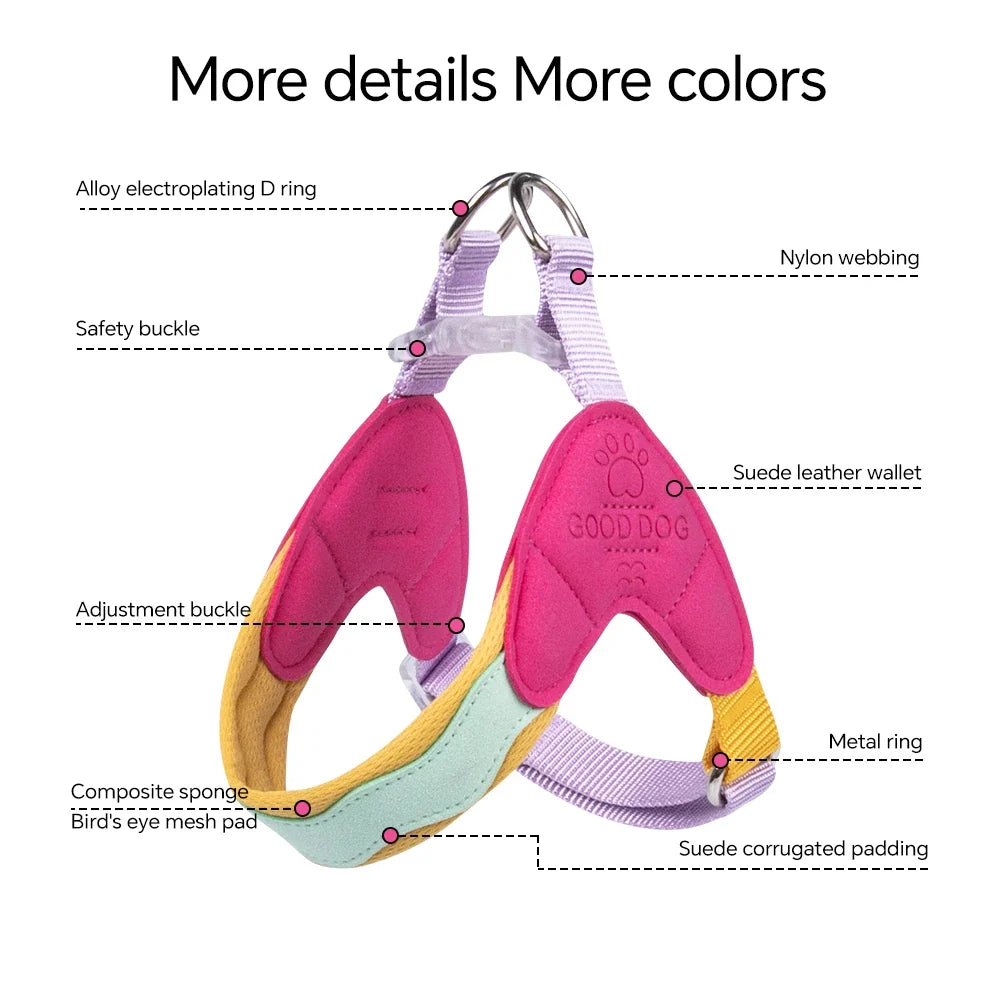 Type Y Dog Harness Breathable Adjusted Pet - MyPetDollar.com