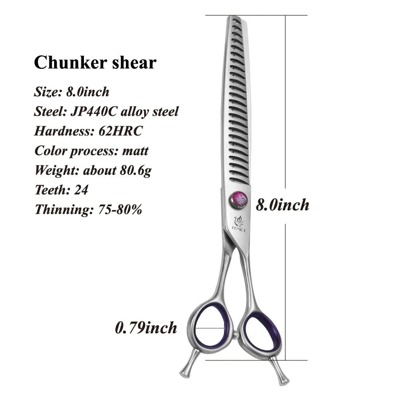 Fenice 7.0 8.0inch Professional Dog Grooming Scissors – 11 Colors