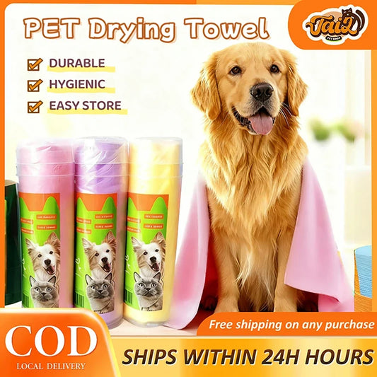 1PC Pet Dog Towel Suede Fabric Towel Pet - MyPetDollar.com