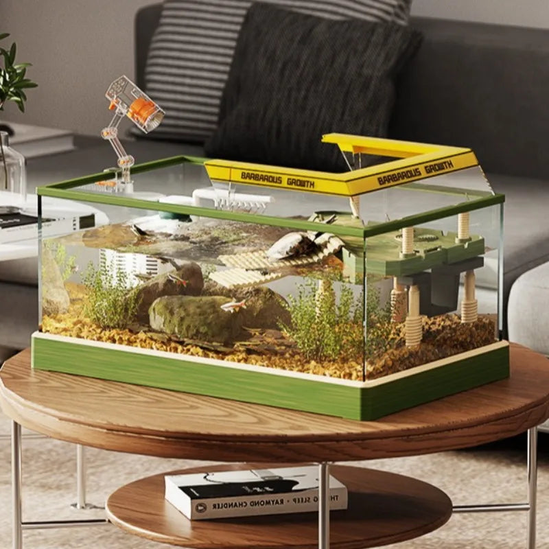 Turtle Terrarium Glass Anti-escape Turtle - MyPetDollar.com