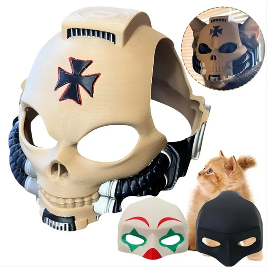 1/2/3PCS Cat Dog Helmet Costume Funny Mask - MyPetDollar.com