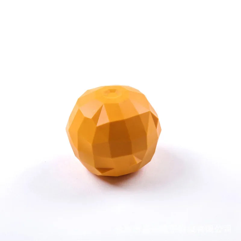 Rubber Dog Ball Chew Dispenser Leakage Food Play Squeaking Pet