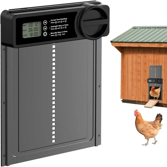 Automatic Chicken Coop Door Intelligent - MyPetDollar.com