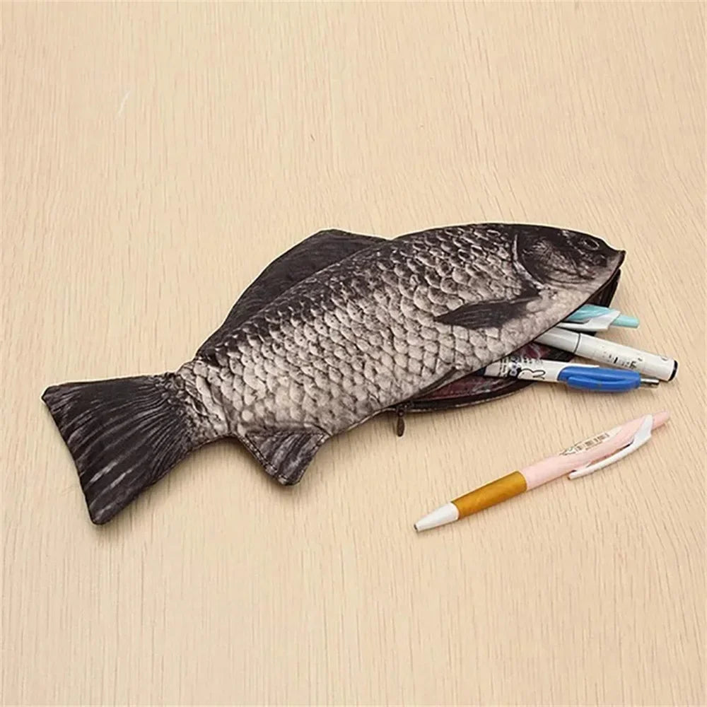 Novelty Fish Pencil Case – Cute Pen Bag - MyPetDollar.com