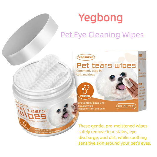 Pet Wipes Tear Marks Stain Remover Eye - MyPetDollar.com