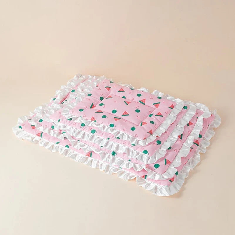 Summer New Pet Lace Ice Cushion Washable - MyPetDollar.com
