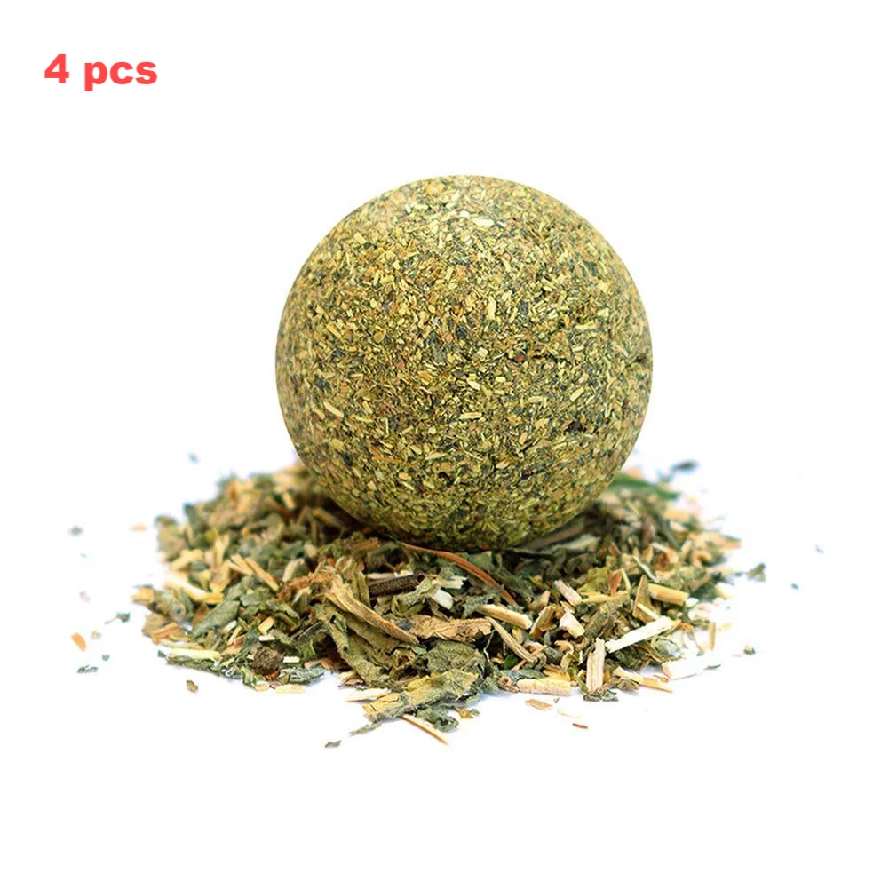 1 Natural Catnip Cat Wall Stick-on Ball – 6 Colors