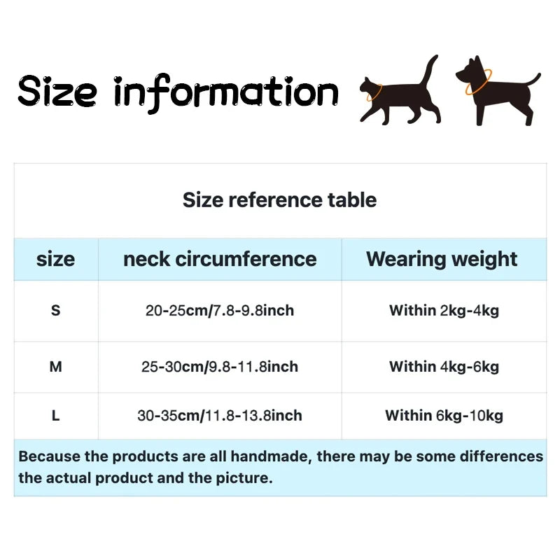 Pure hand knitting Cat Dog Knitted Collar - MyPetDollar.com