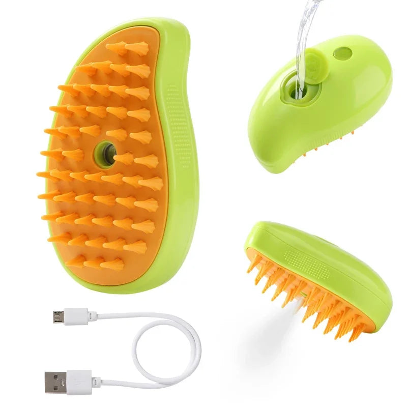 Cat Steam Brush Comb – Cat Supplies