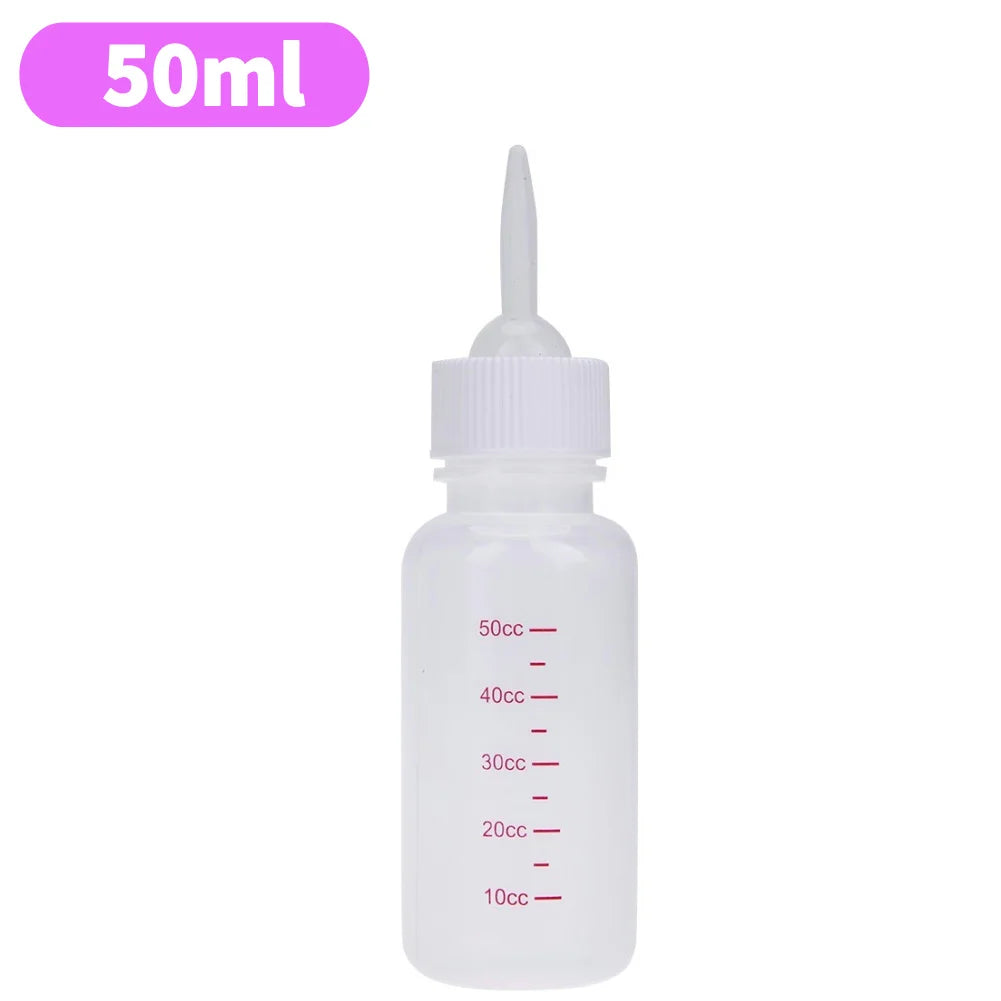 Small Pet Feeding Bottle 60ml 125ml Baby Cat & Dog Food Feeder
