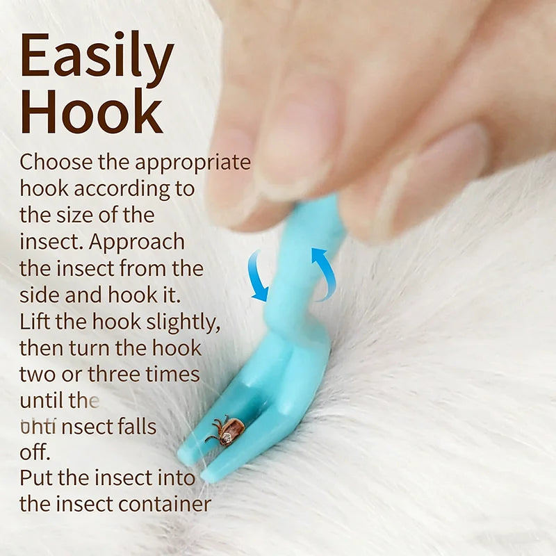 Pet Cleaning Tick Remover Hook Dog Flea Lice - MyPetDollar.com