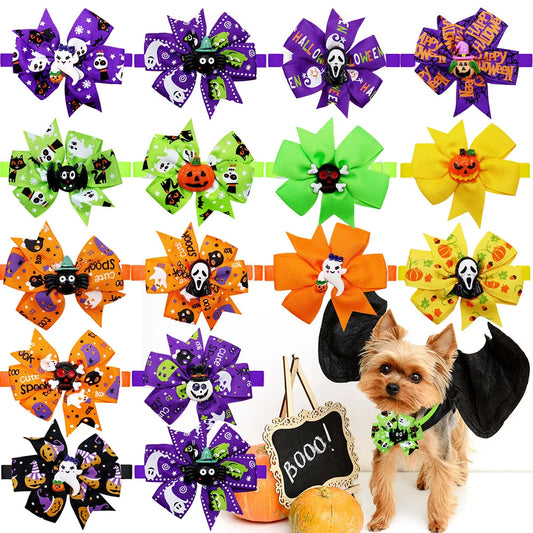 5/10PCS Halloween Pet Bowties For Dogs - MyPetDollar.com