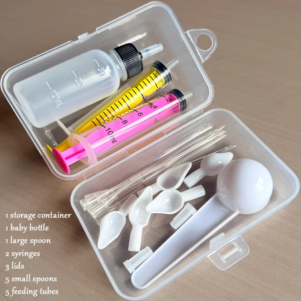 Portable Pet Baby Bird Feeding Kit, Soft