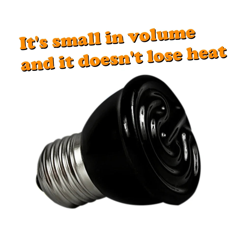 Mini E27 Ceramic Heat Lamp Infrared Reptile - MyPetDollar.com