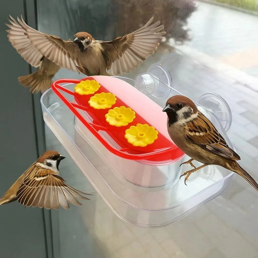 Suction Cups Hummingbird Feeder Refillable - MyPetDollar.com