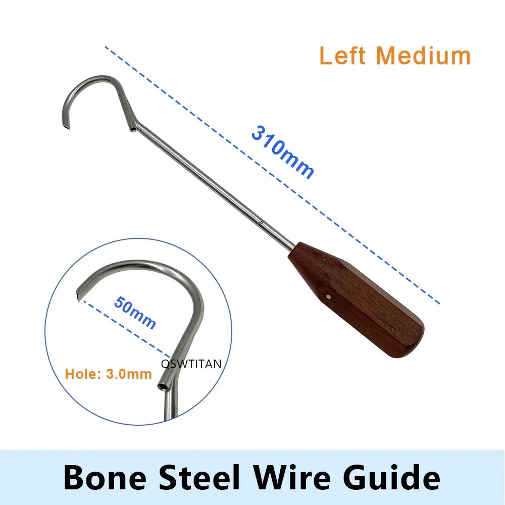 Orthopedic Wire Guider Passers 3mm Holes Stainless Steel for Dogs
