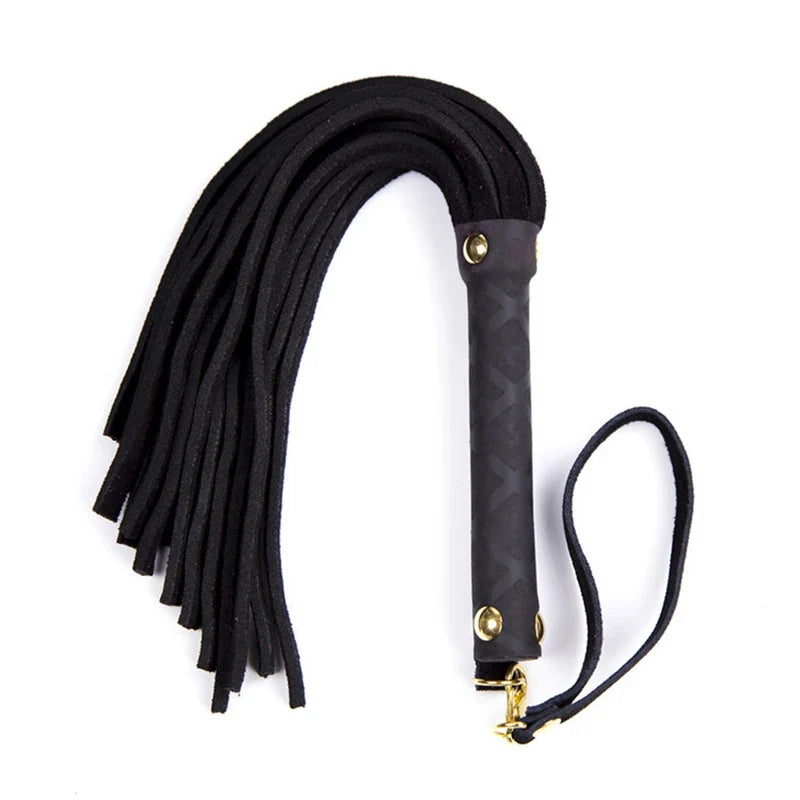 27cm Leather Tassels Mini Horsewhip Riding Crop – Horse Supplies