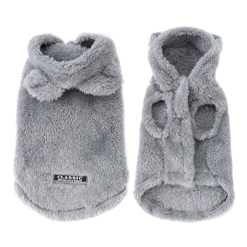 Cute Hooded Dog Cat Clothes Autumn Winter - MyPetDollar.com