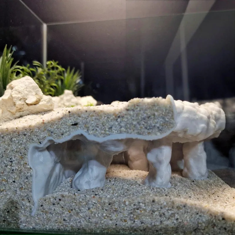 TideMesa Aquarium Cave Ornament 3D‑Printed - MyPetDollar.com
