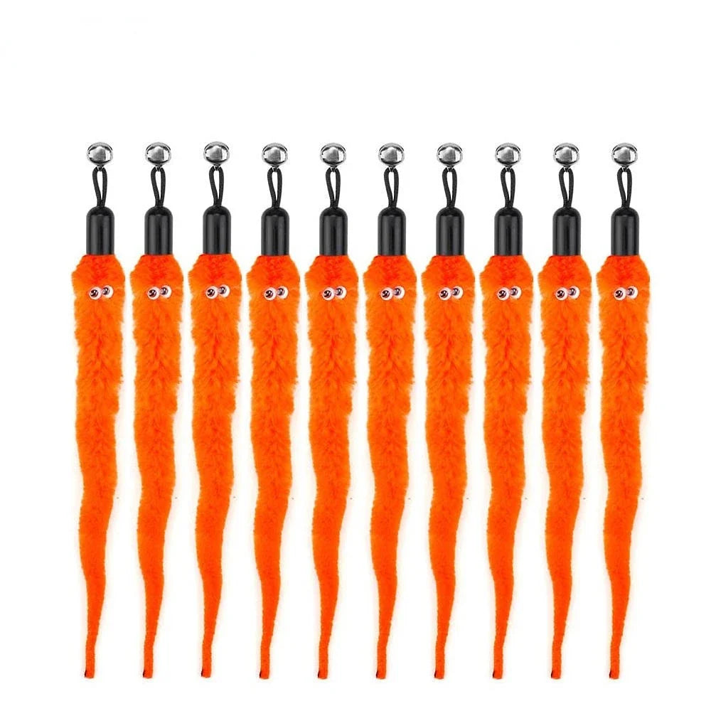 Cat Feather Toy Accessories False Mouse Worm - MyPetDollar.com
