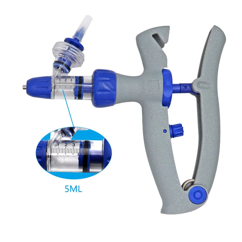 1 2 5ml Automatic Veterinary Continuous Syringe – 6 Colors