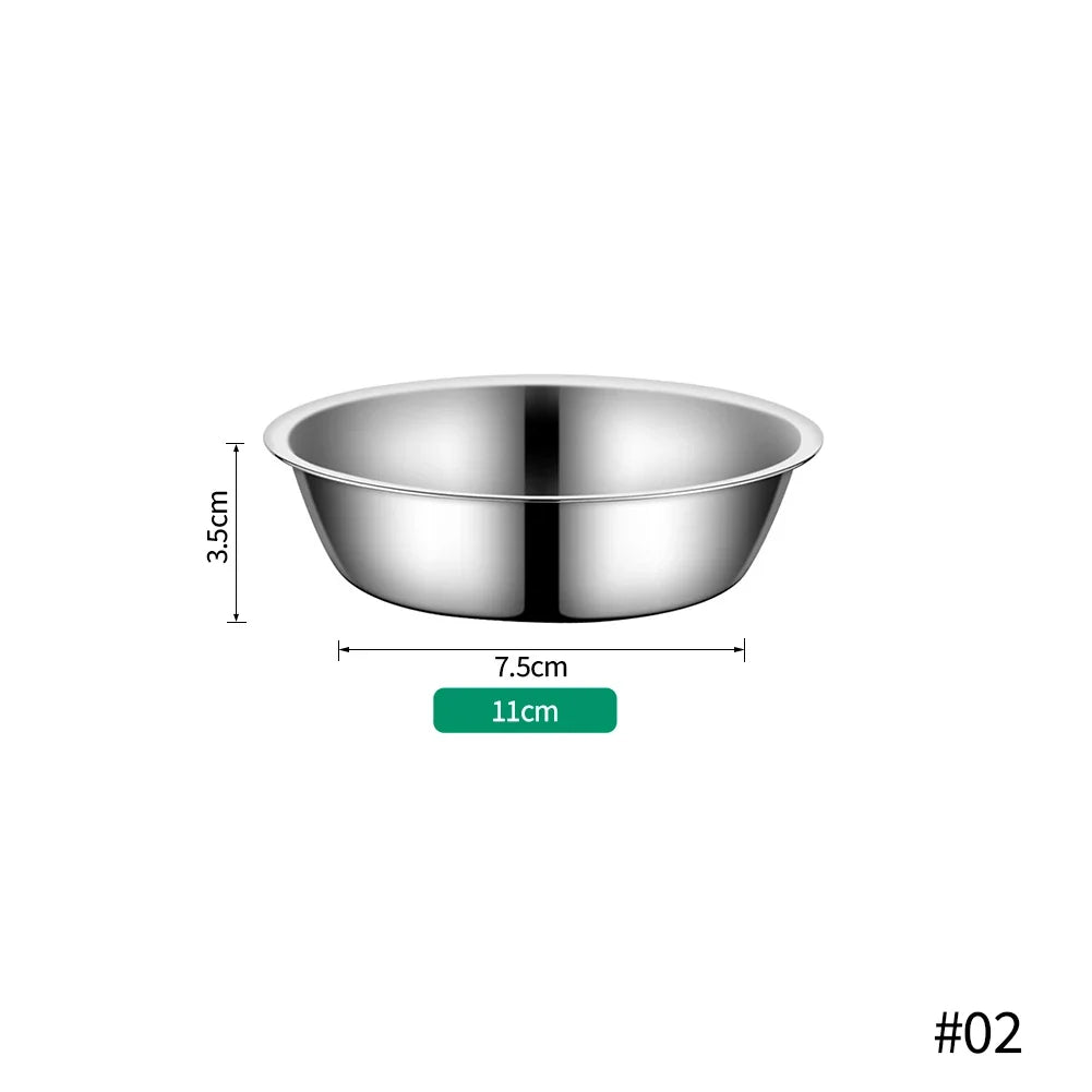 Large Capacity Dog Dish Stainless Steel Pet Feeding, Durable