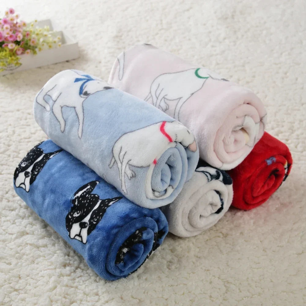 Soft Fleece French Bulldog Blankets - MyPetDollar.com